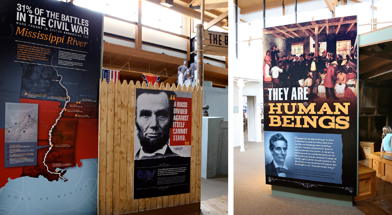Civil War Exhibit Display Wall Graphics