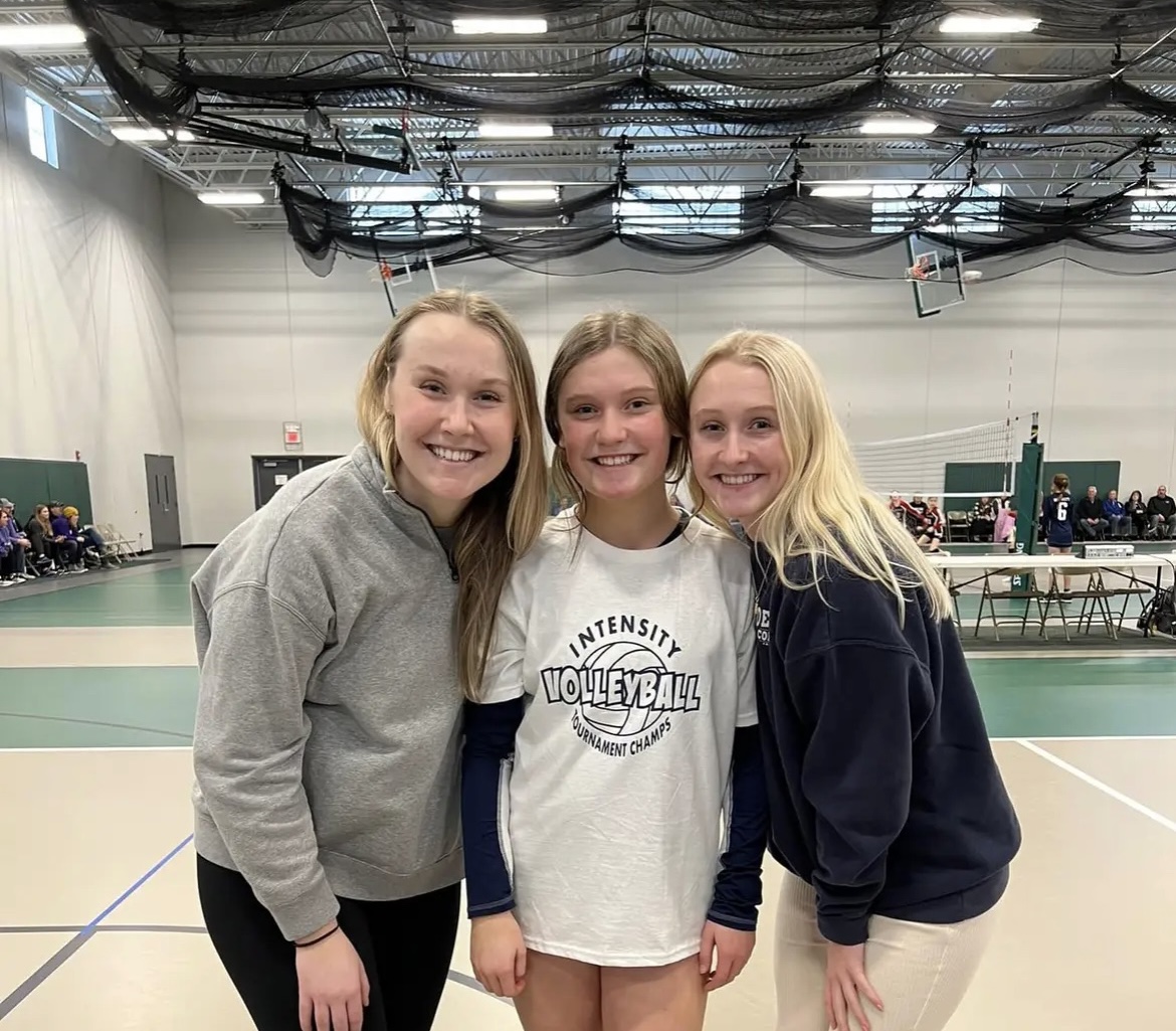 Malerie continues to play and coach volleyball