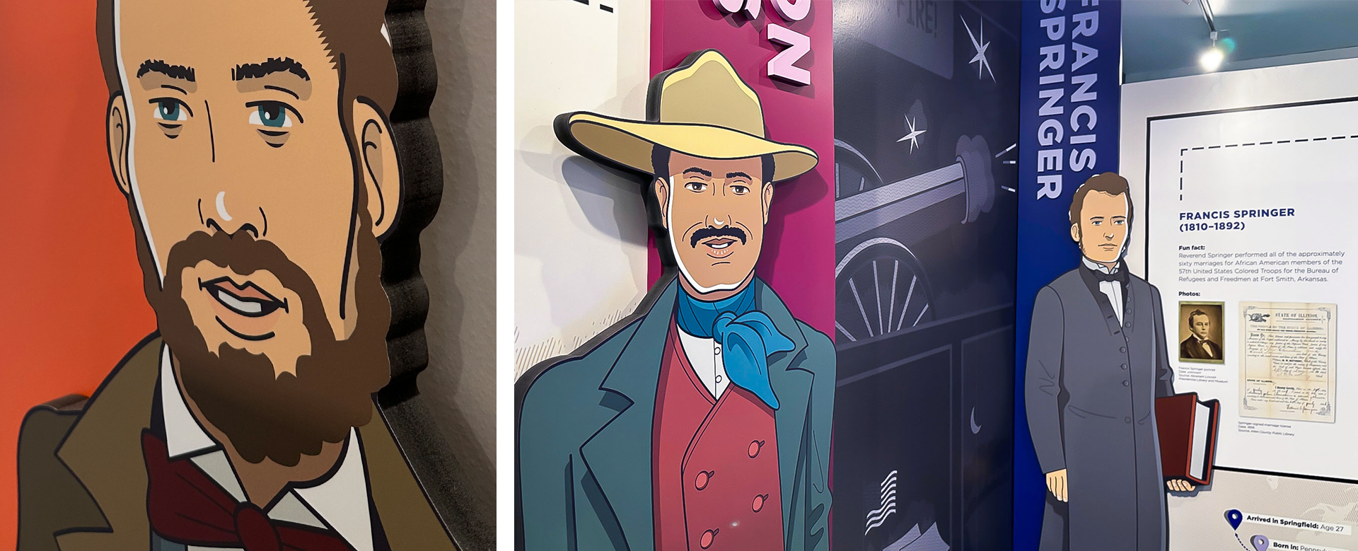 Lincoln Springfield Life-sized Cutouts