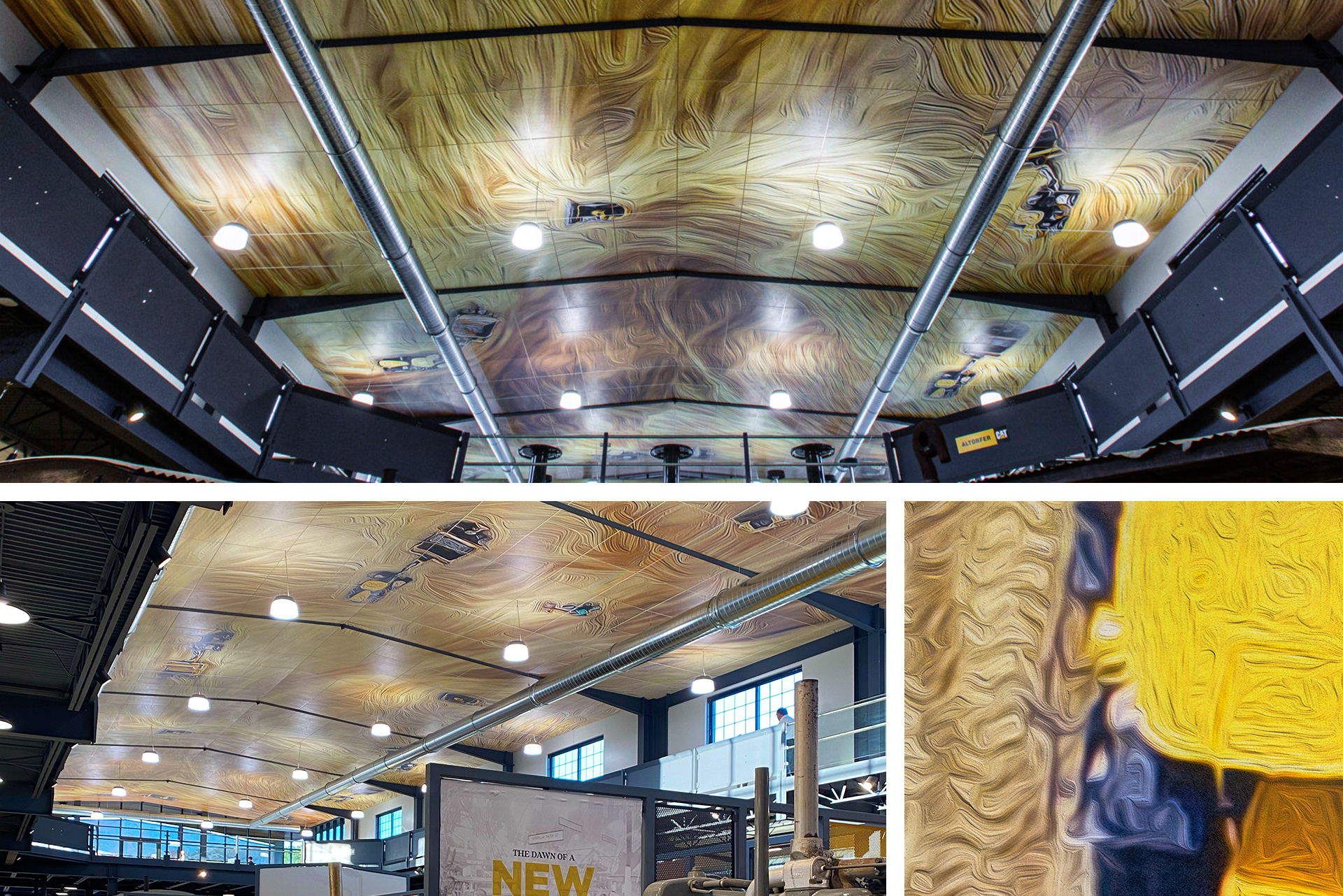 CJ Moyna Earthmoving Legacy Center Ceiling