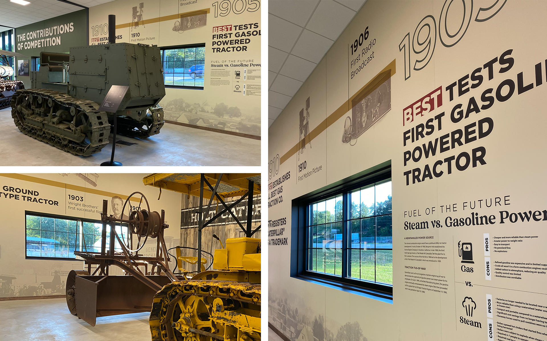 CJ Moyna Earthmoving Legacy Center Timeline