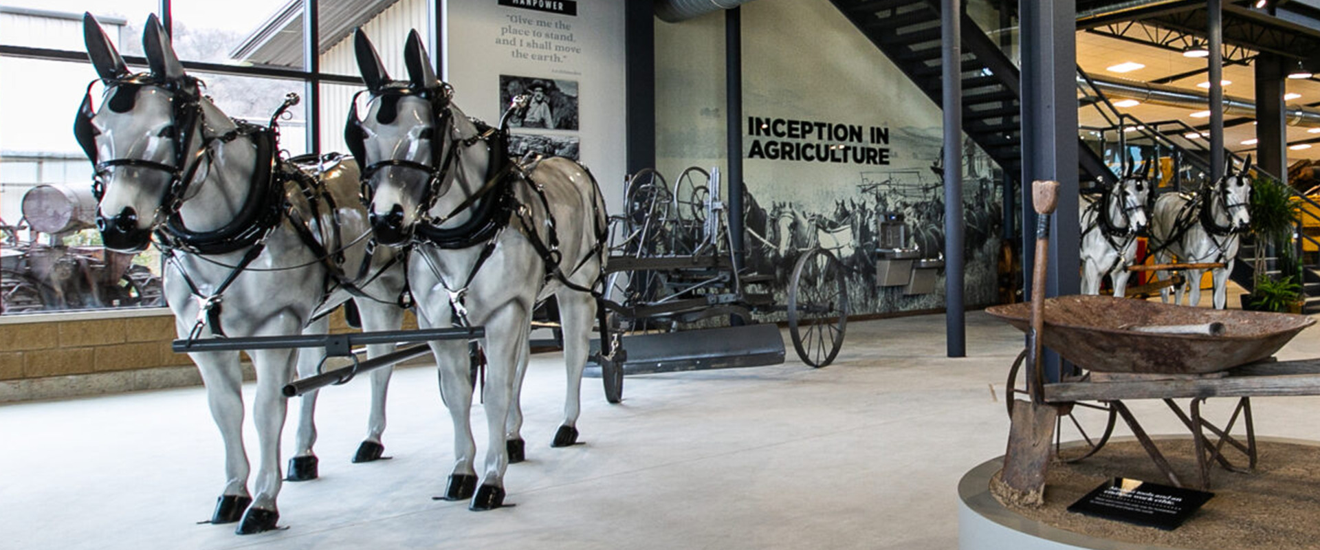 CJ Moyna Earthmoving Legacy Center Horsepower Display