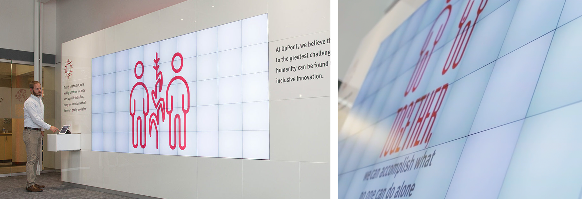DuPont Pioneer Innovation Center Video Wall
