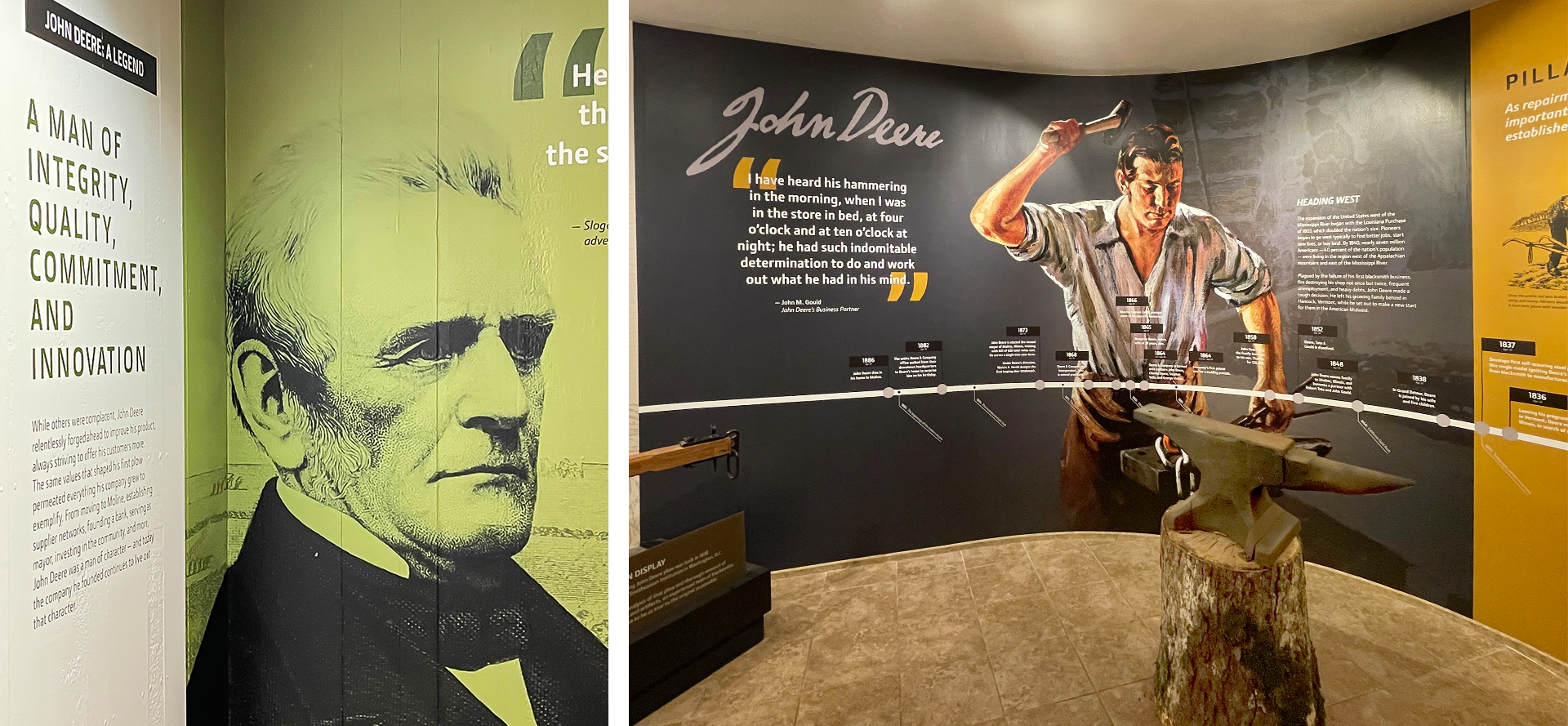 John Deere Historic Site Wall Graphics