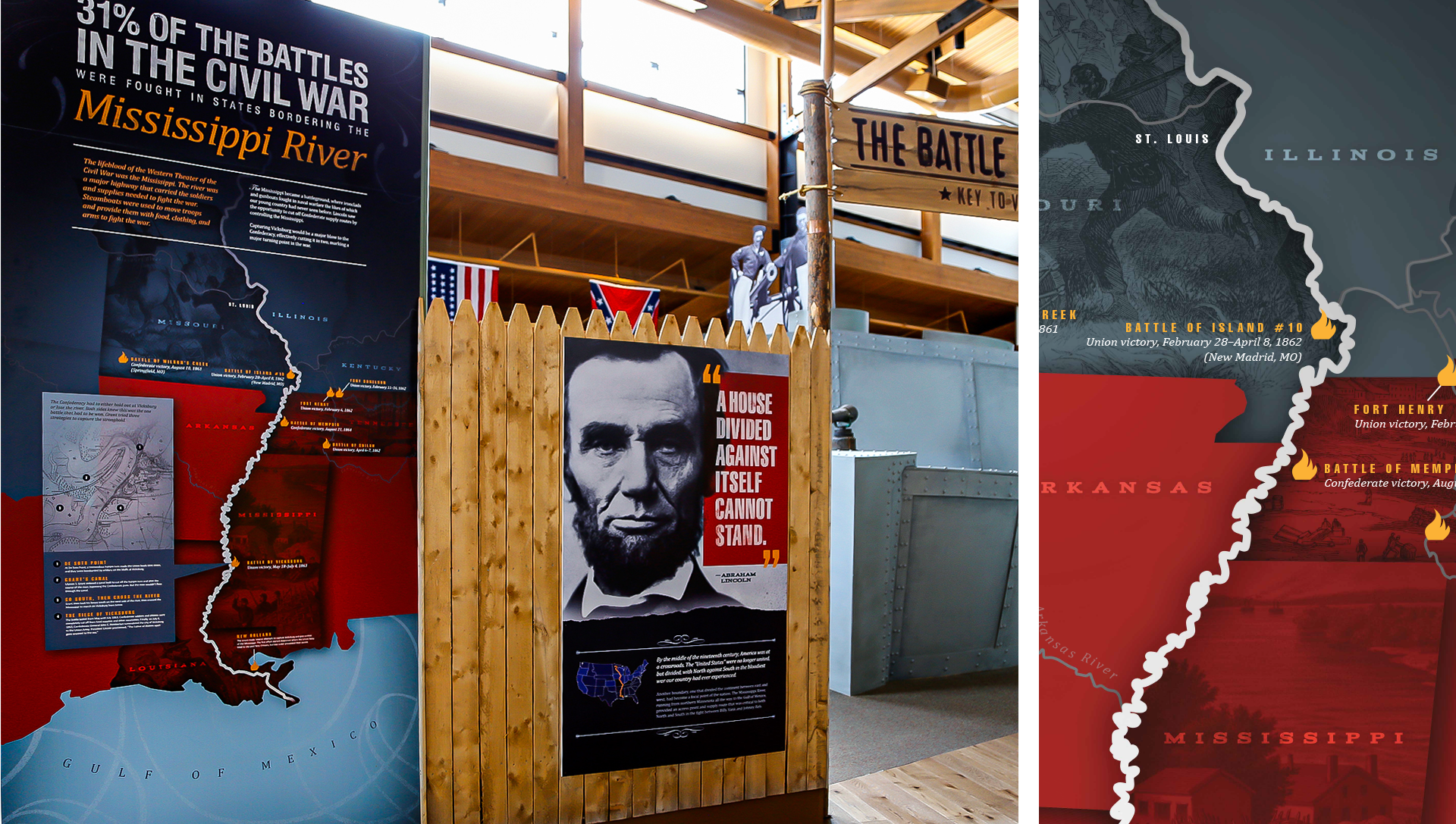 National Mississippi River Museum & Aquarium Civil War Exhibit