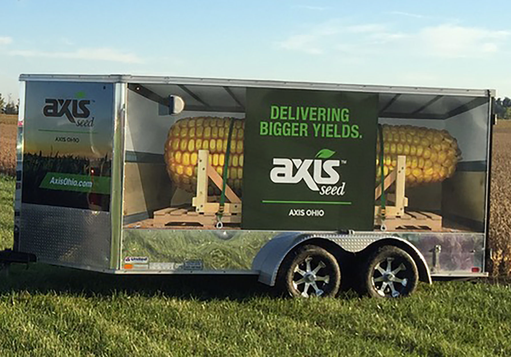 AXIS Seed Trailer Wrap
