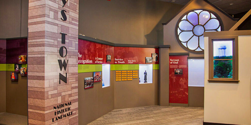 Boys Town Museum "The Recognition" Display