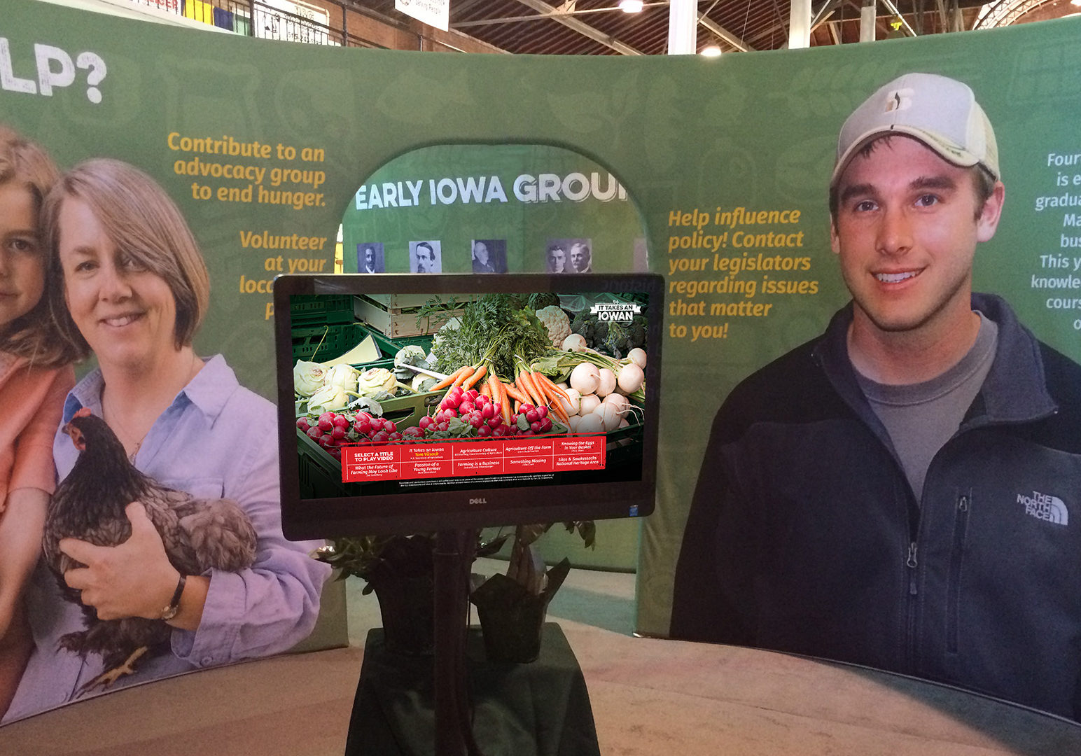 It Takes an Iowan Booth Display Interactive